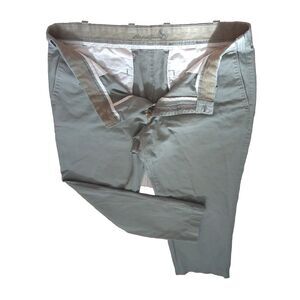 Eddie Bauer Men's‎ Advantage Clark Chino Pants 40 Gray Brown Cotton Inseam 38